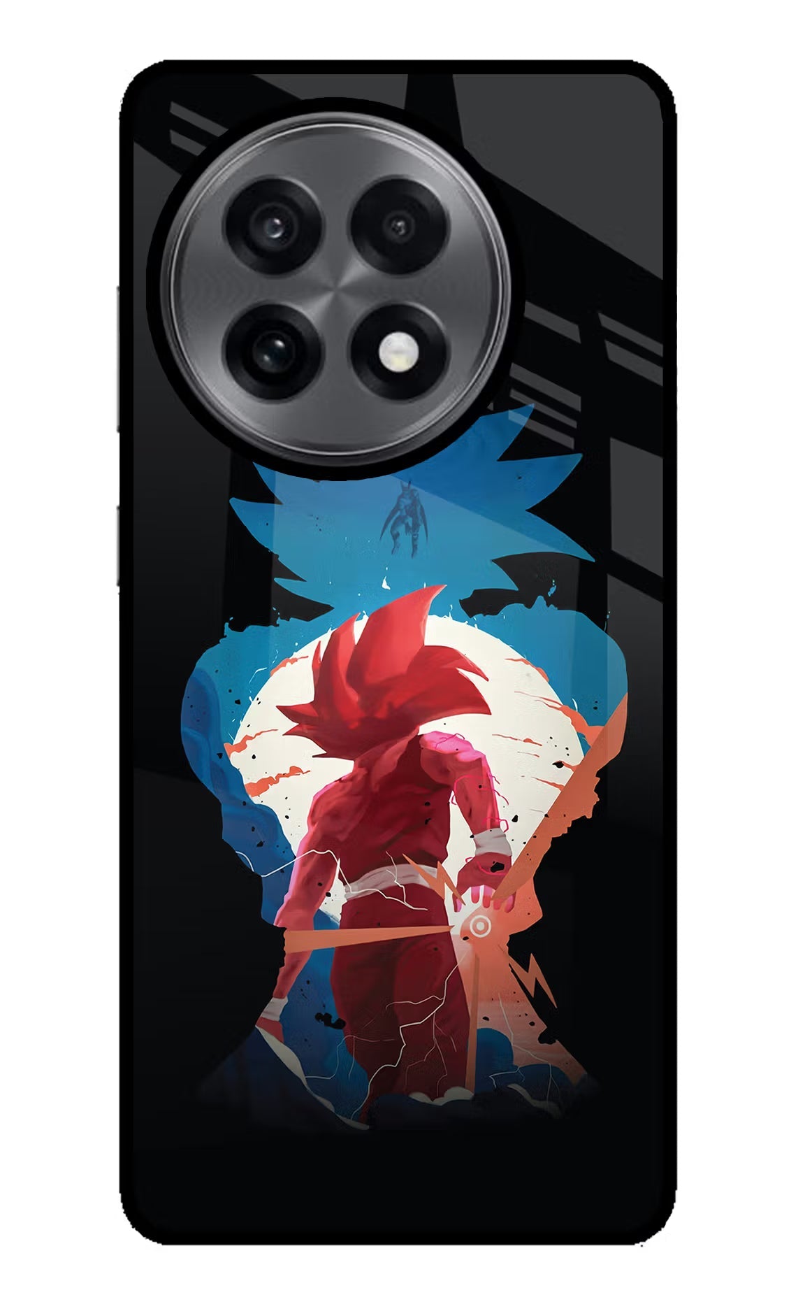 Goku OnePlus 13R Glass Case Back Cover by Casekaro