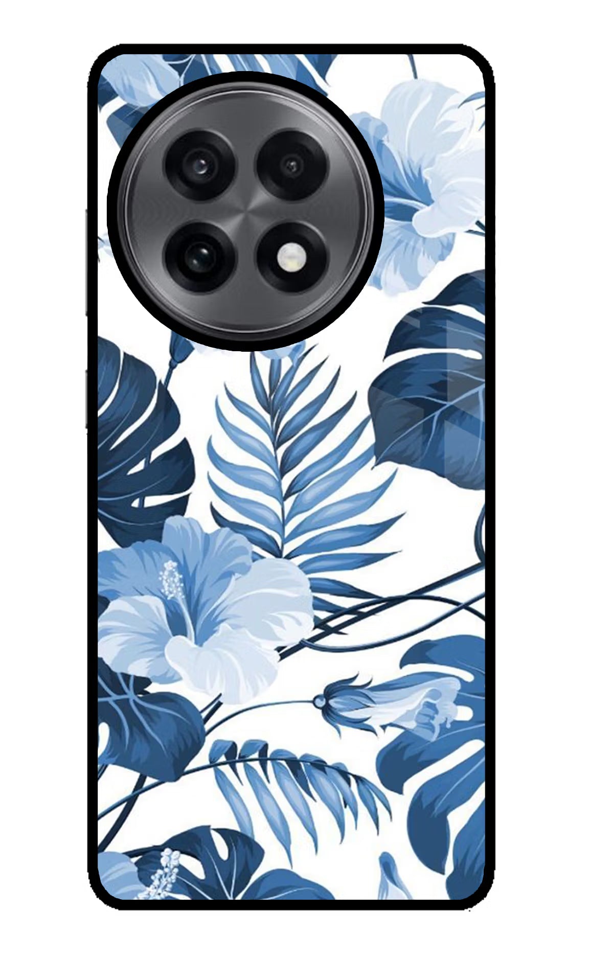 Fabric Art OnePlus 13R Glass Case Back Cover by Casekaro