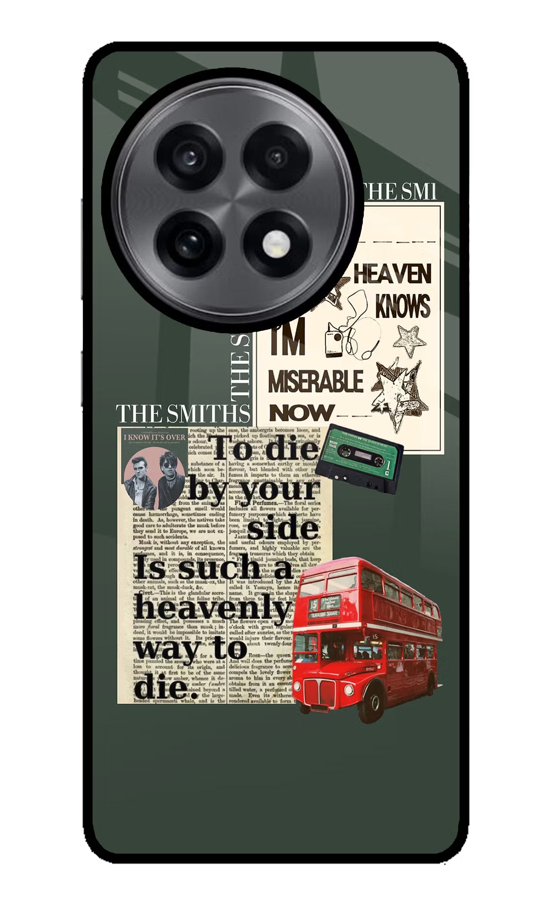 The Smiths OnePlus 13R Glass Case Back Cover by Casekaro