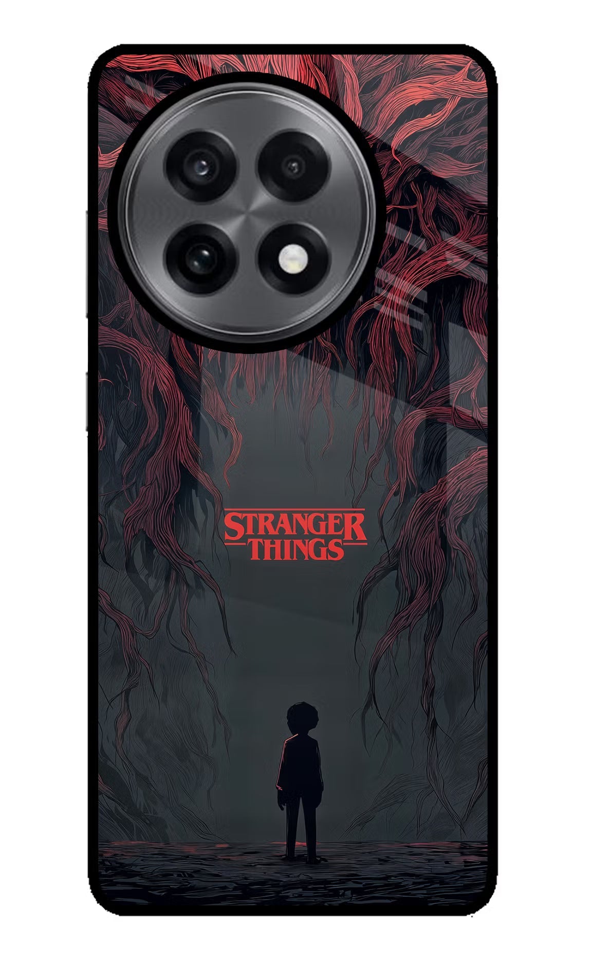 Ordinary Things Dark Side OnePlus 13R Glass Case Back Cover by Casekaro