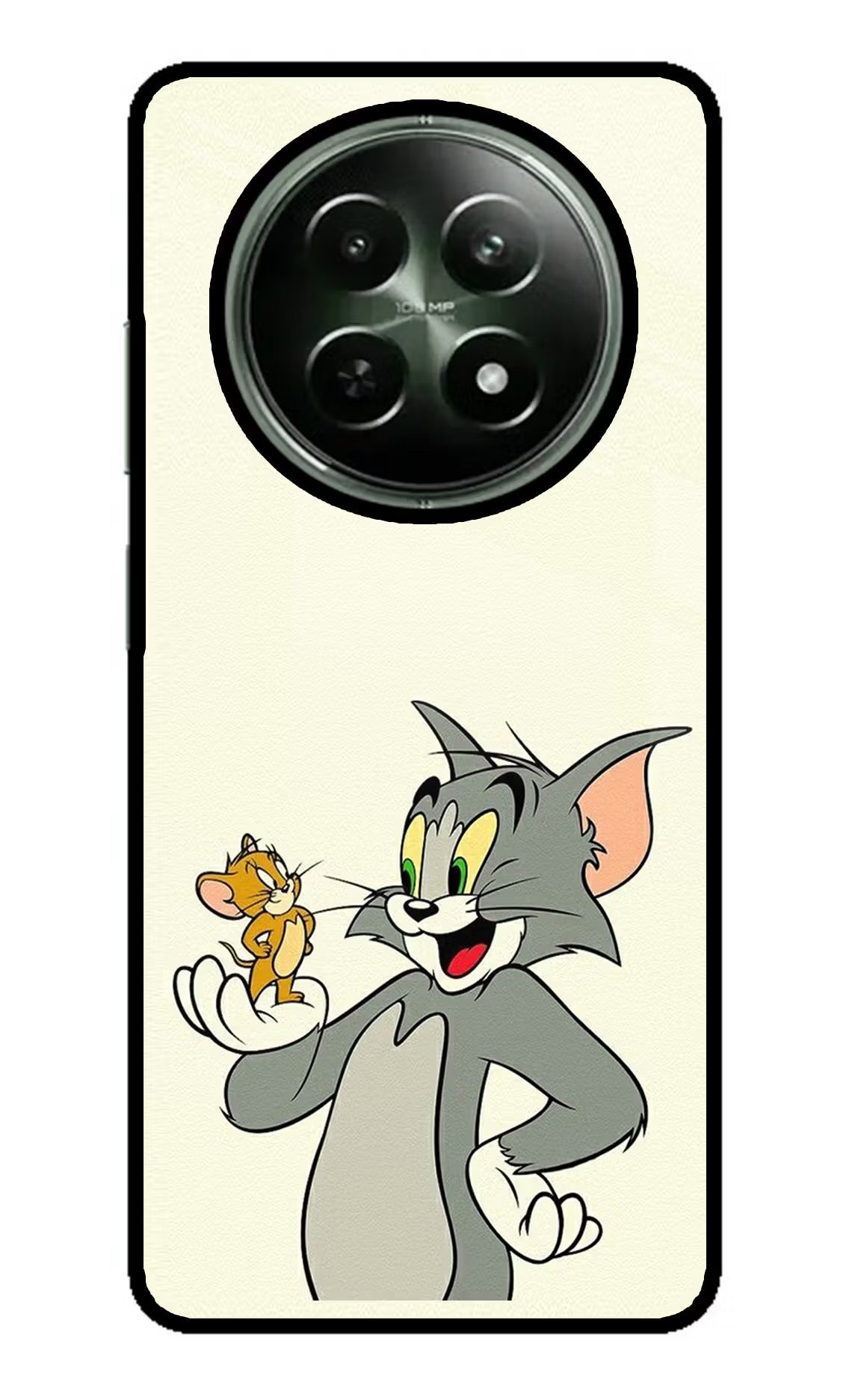 Tom & Jerry Realme 12x 5G Glass Case Back Cover by Casekaro