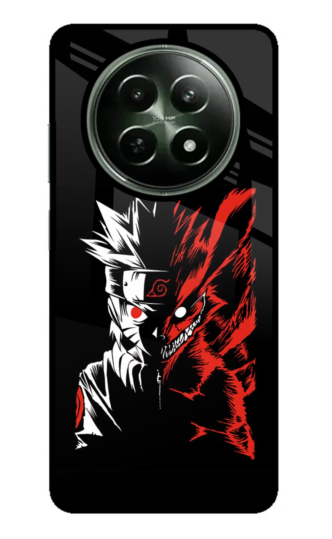 Naruto Two Face Realme 12x 5G Glass Case Back Cover by Casekaro