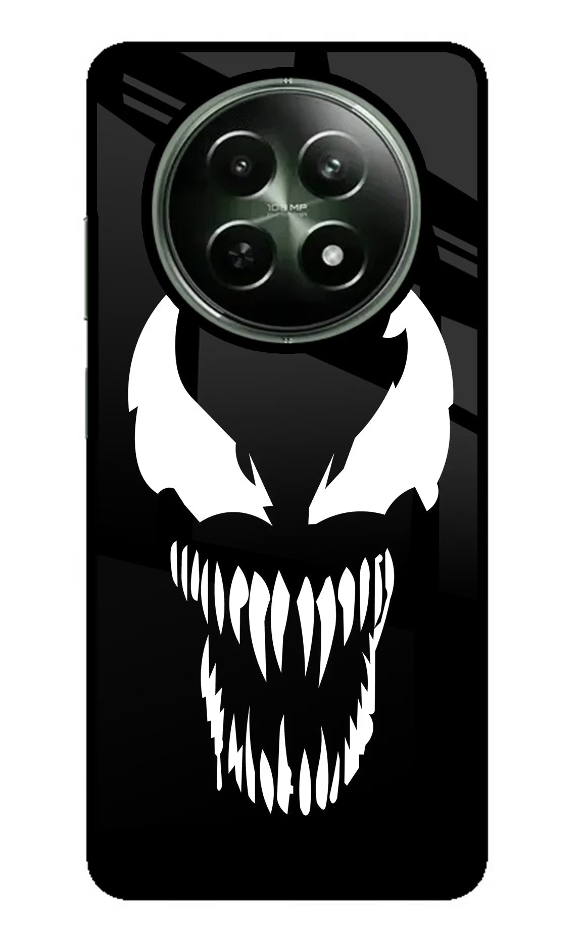 Venom Realme 12x 5G Glass Case Back Cover by Casekaro
