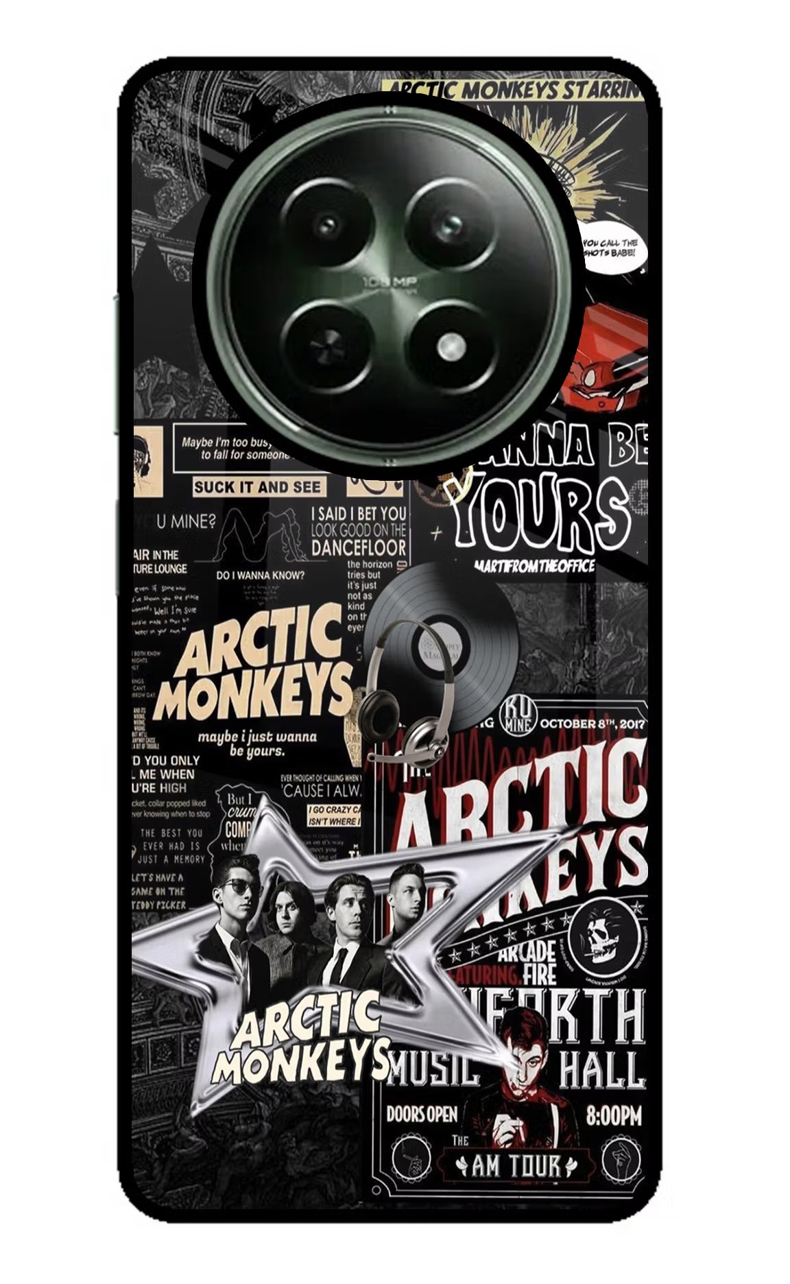 Arctic Monkeys Realme 12x 5G Glass Case Back Cover by Casekaro