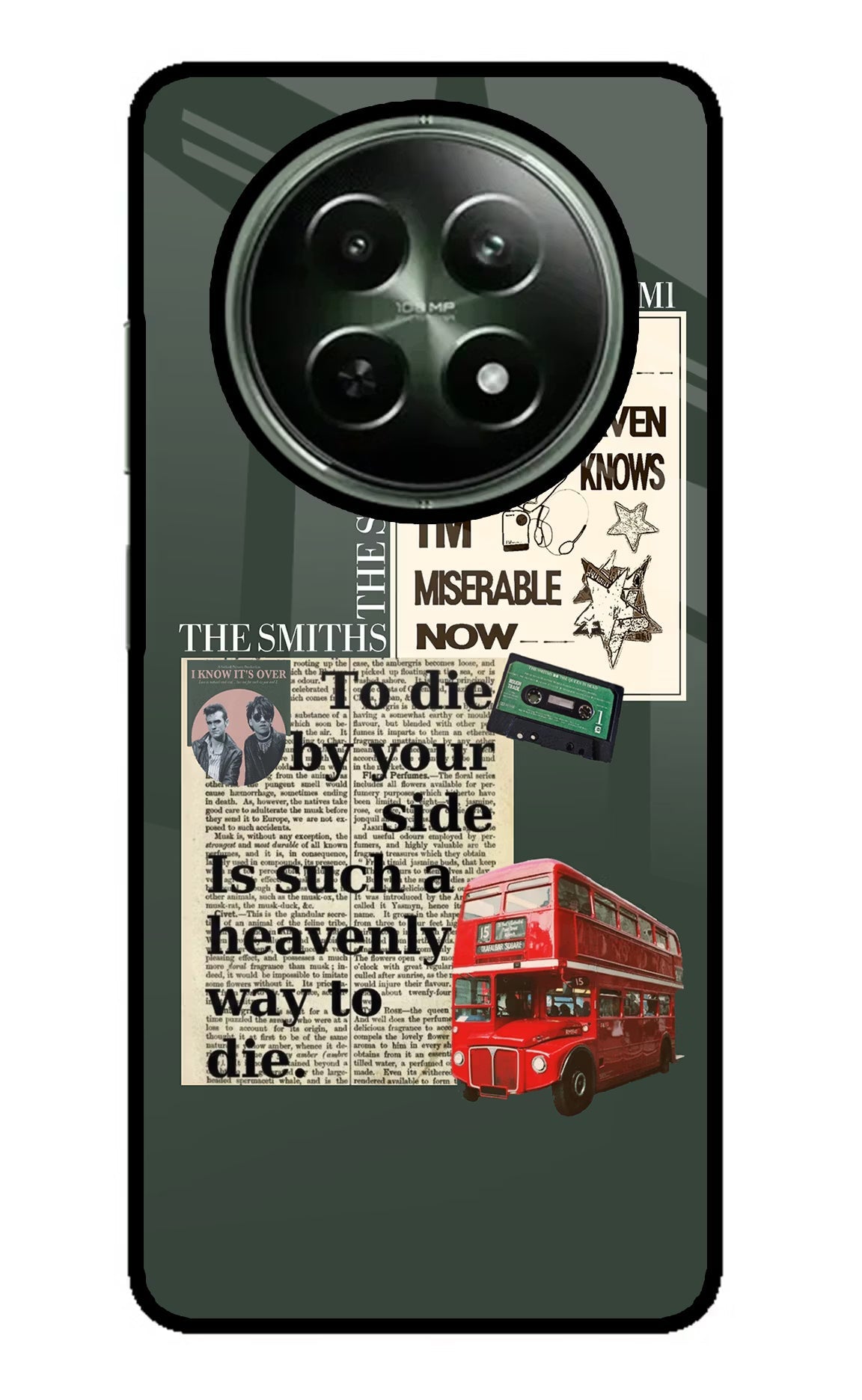 The Smiths Realme 12x 5G Glass Case Back Cover by Casekaro