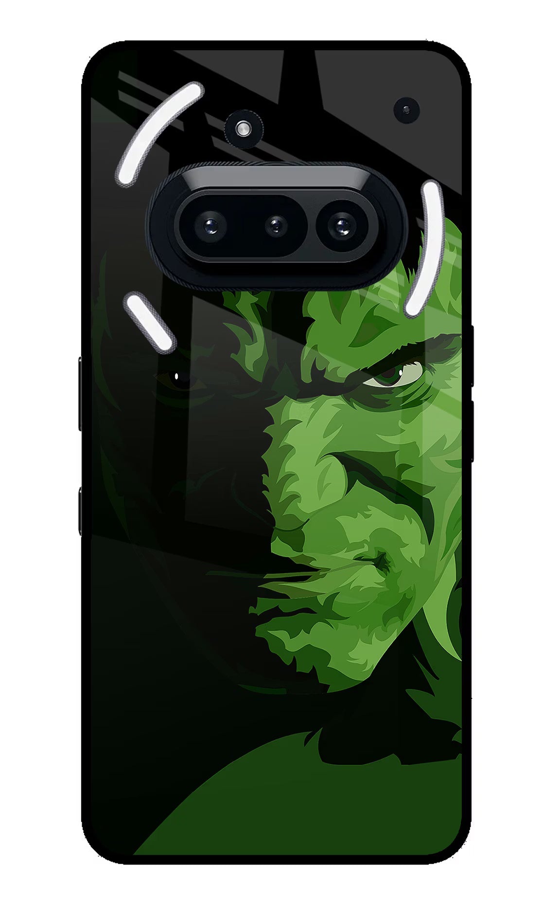 HULK Nothing Phone 3A Glass Case Back Cover by Casekaro
