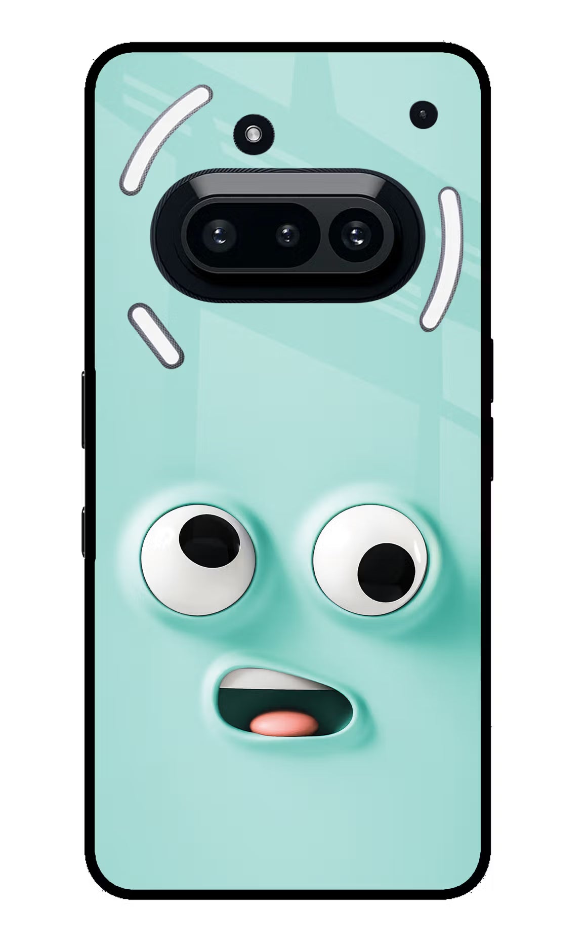 Funny Cartoon Nothing Phone 3A Glass Case Back Cover by Casekaro
