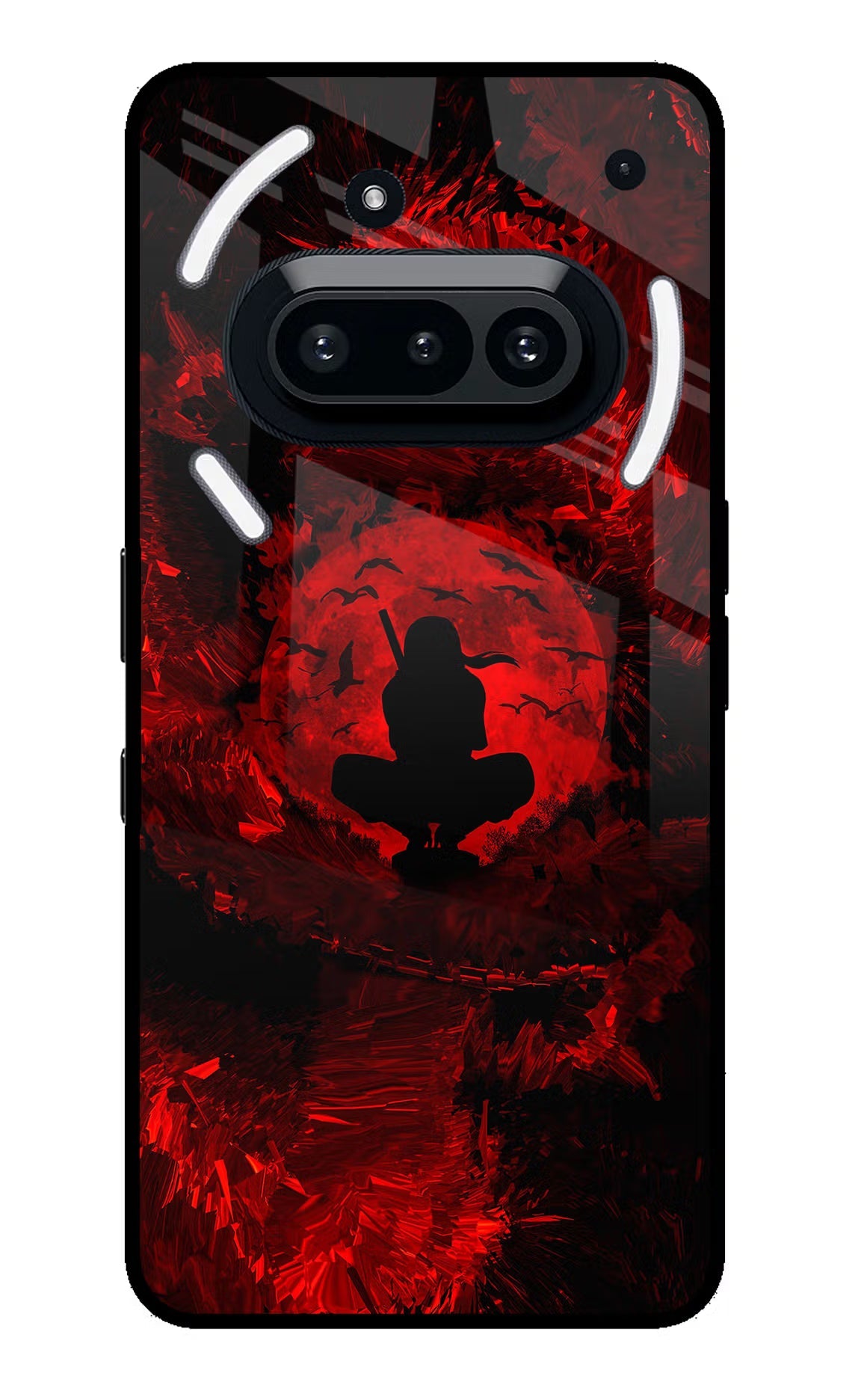 Itachi Uchiha Nothing Phone 3A Glass Case Back Cover by Casekaro