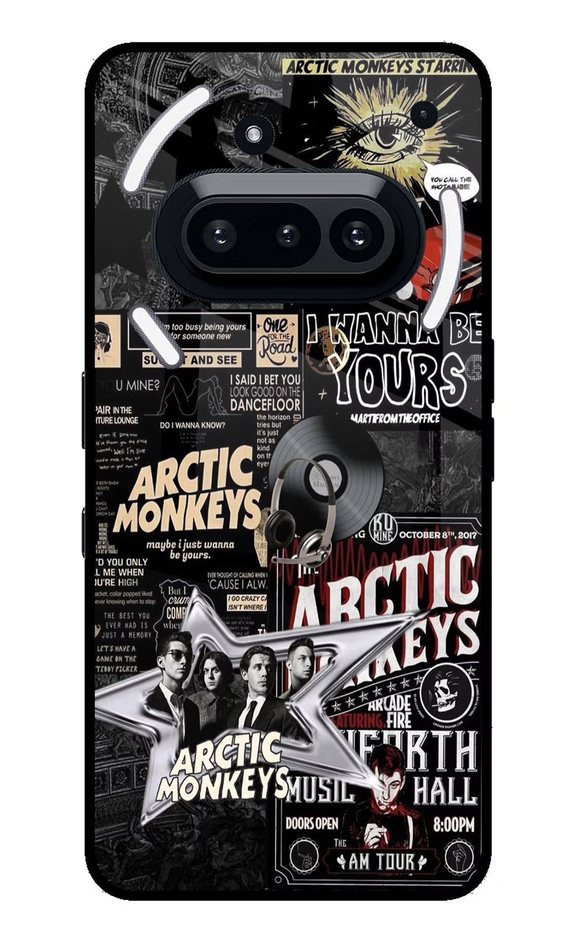 Arctic Monkeys Nothing Phone 3A Glass Case Back Cover by Casekaro