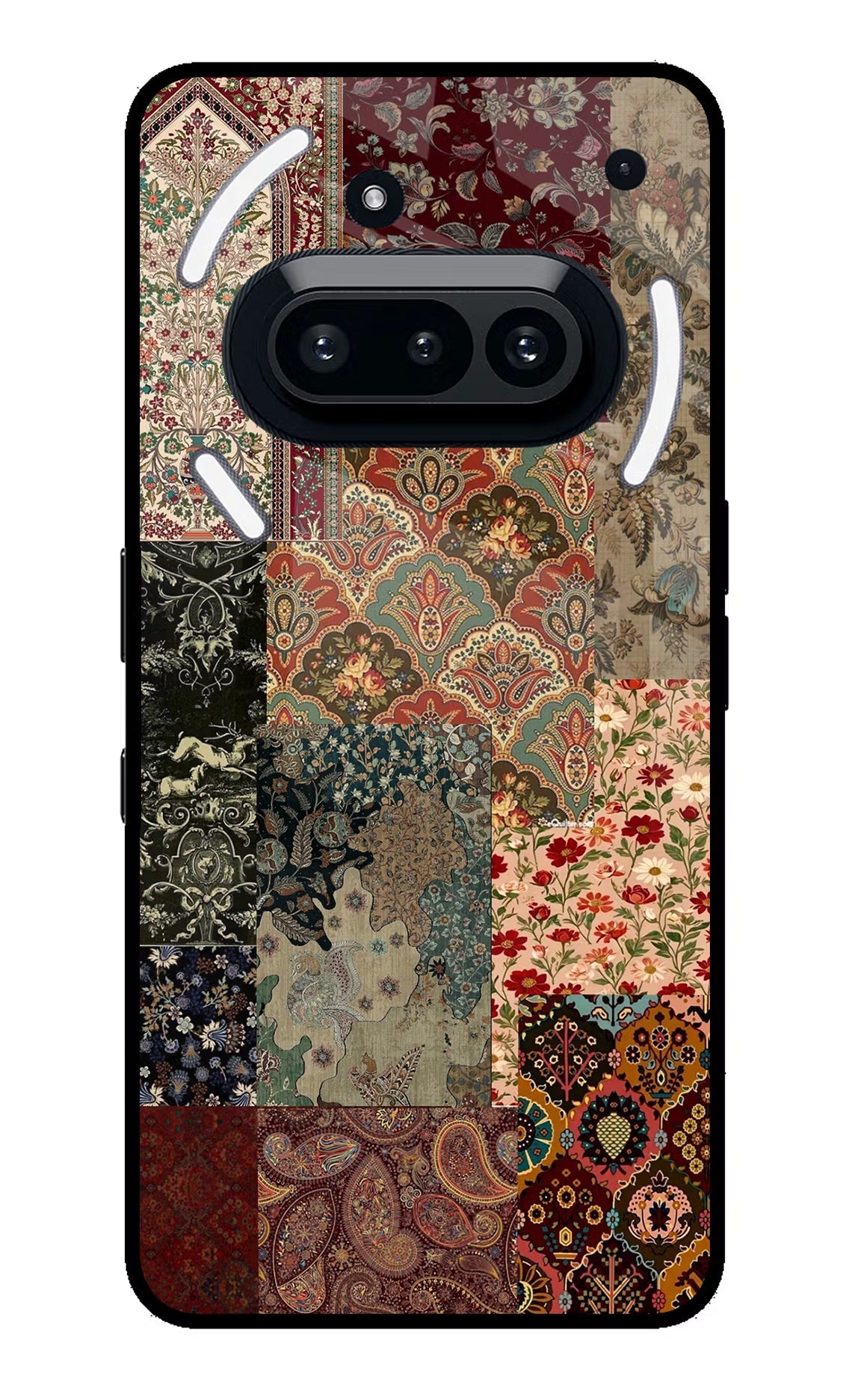 Desi Print Nothing Phone 3A Glass Case Back Cover by Casekaro