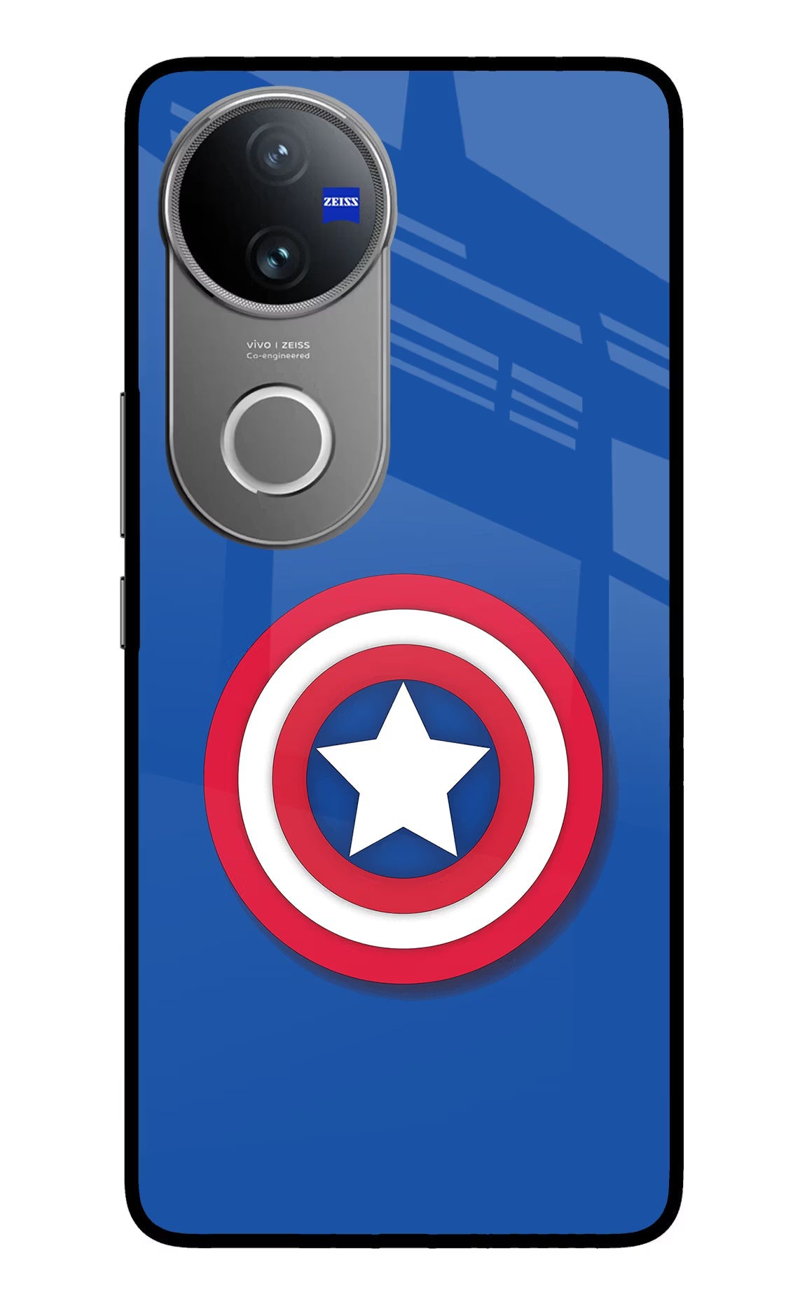 Shield Vivo V50 5G Glass Case Back Cover by Casekaro
