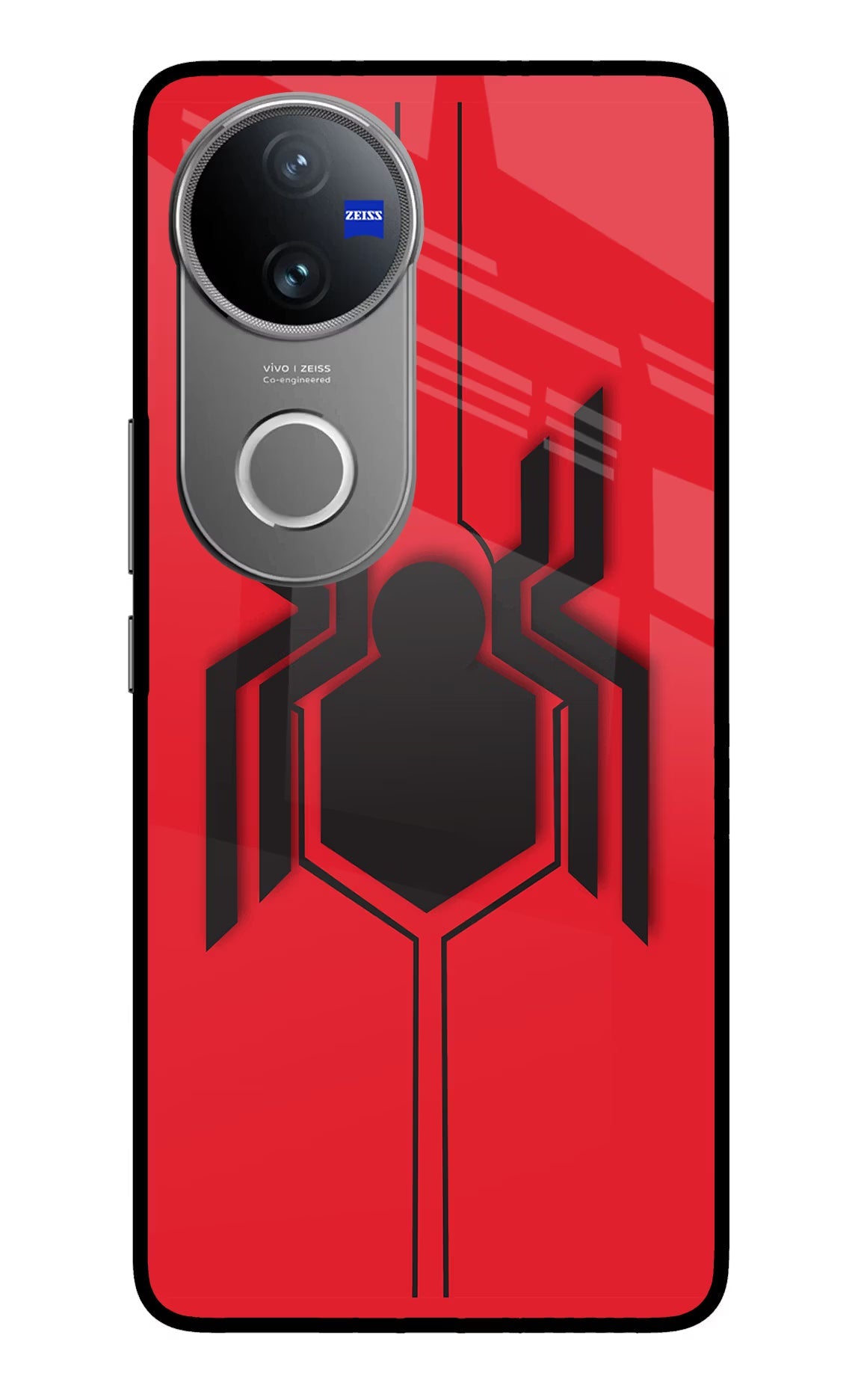 Spider Vivo V50 5G Glass Case Back Cover by Casekaro
