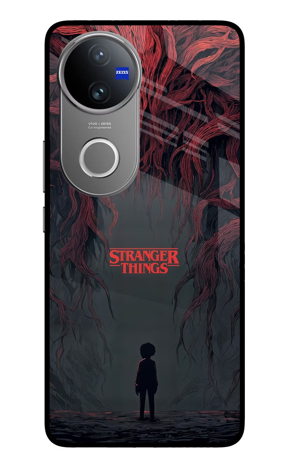 Ordinary Things Dark Side Vivo V50 5G Glass Case Back Cover by Casekaro