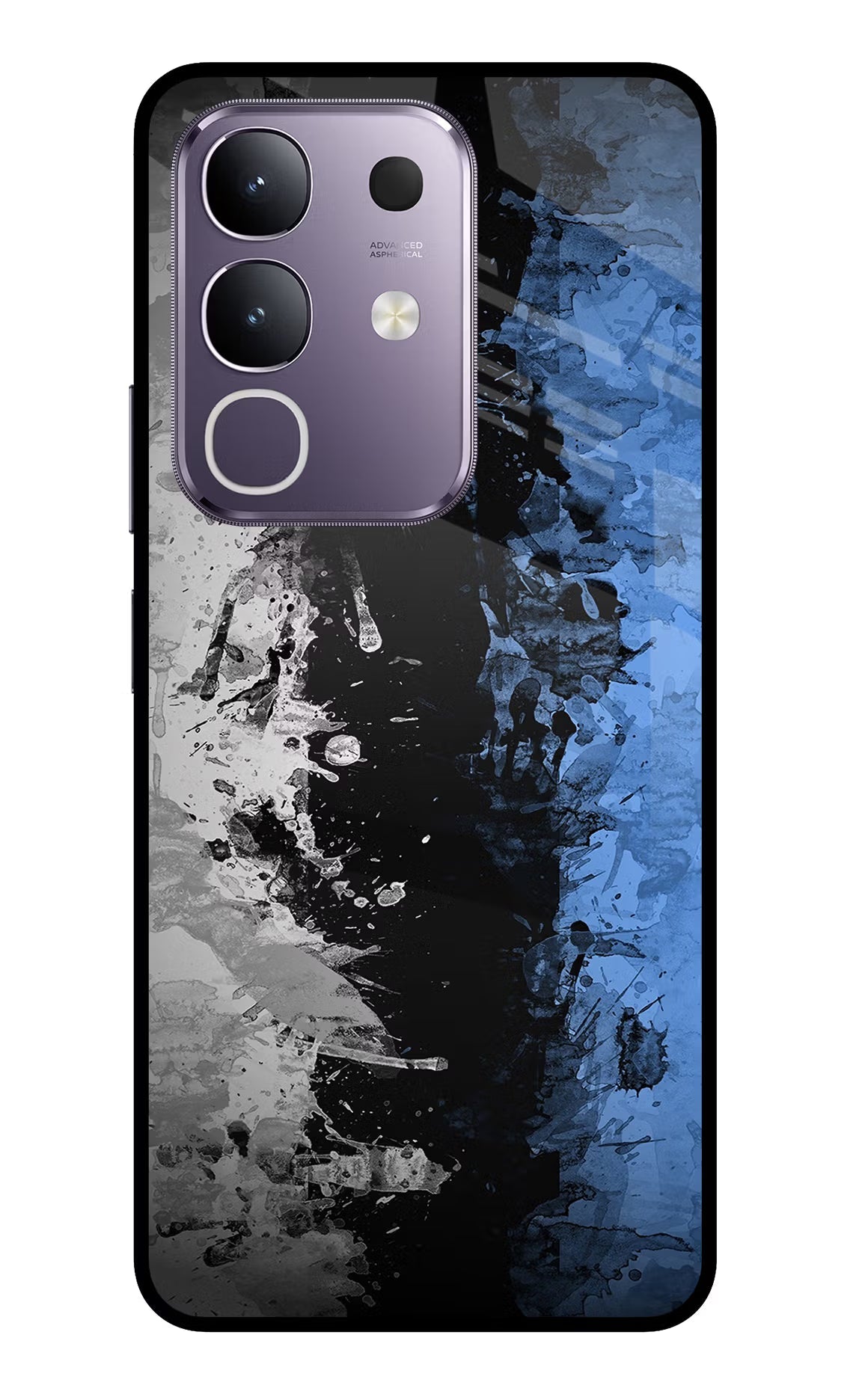Artistic Design Vivo T4x 5G Glass Case Back Cover by Casekaro