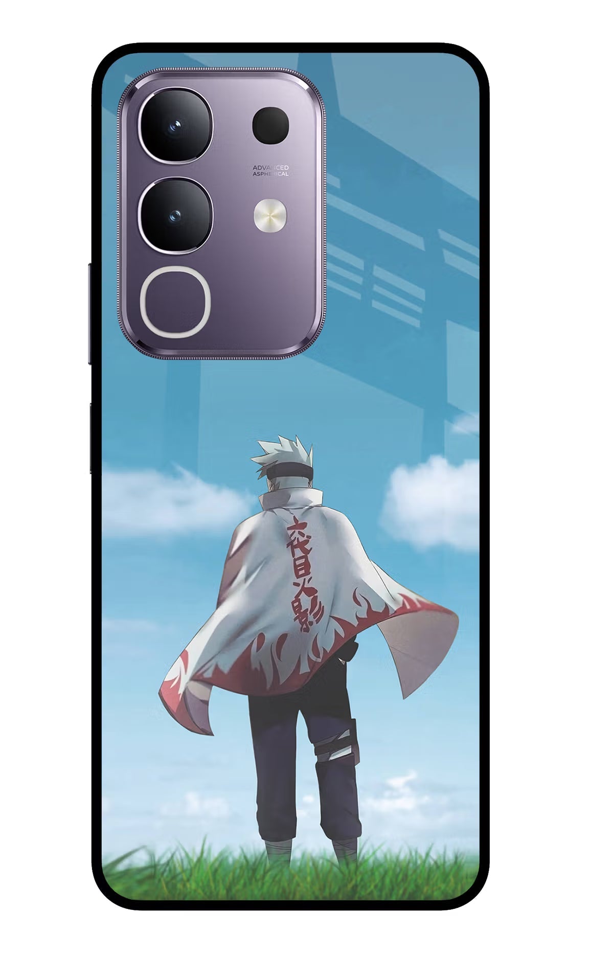 Kakashi Vivo T4x 5G Glass Case Back Cover by Casekaro
