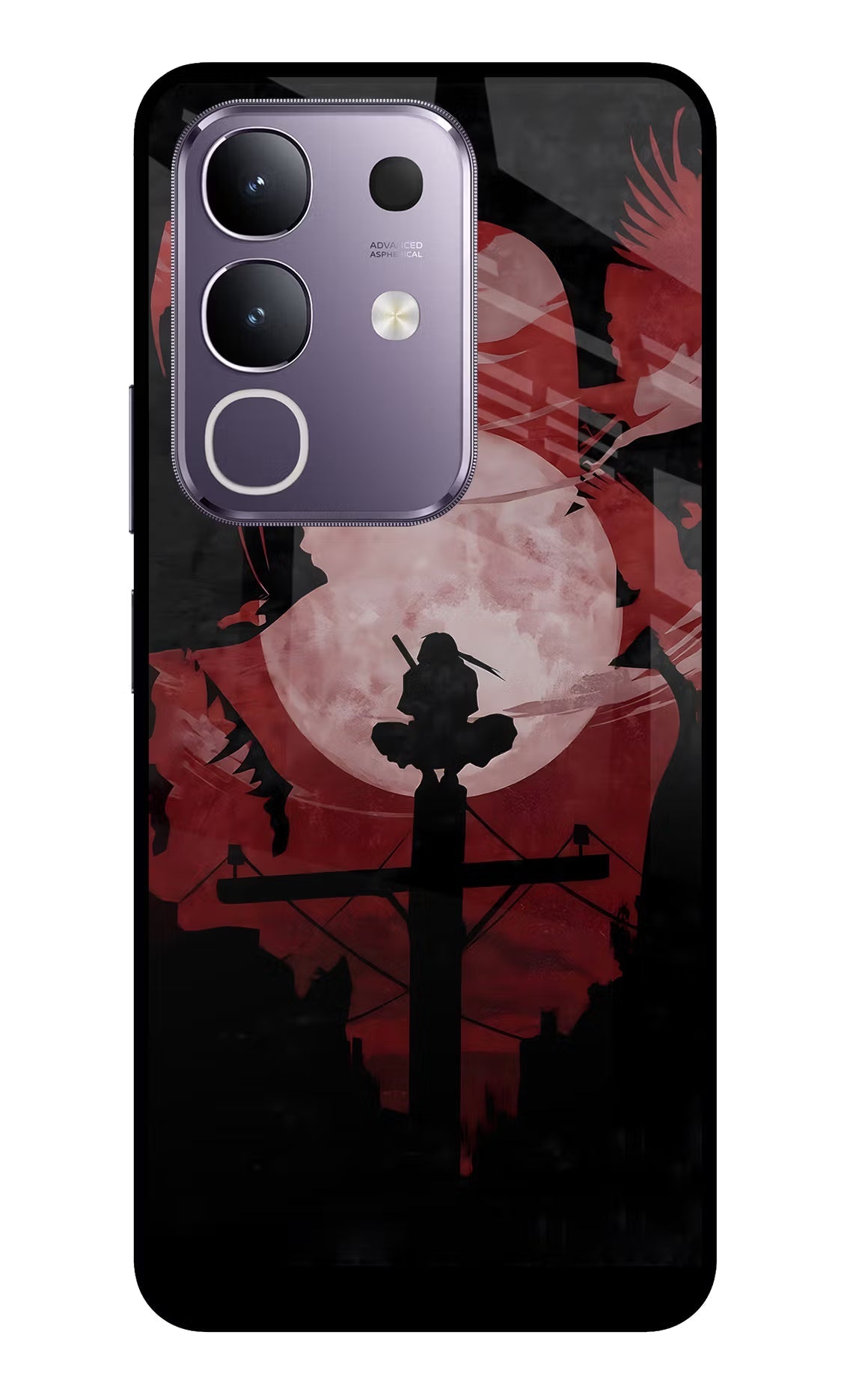 Naruto Anime Vivo T4x 5G Glass Case Back Cover by Casekaro