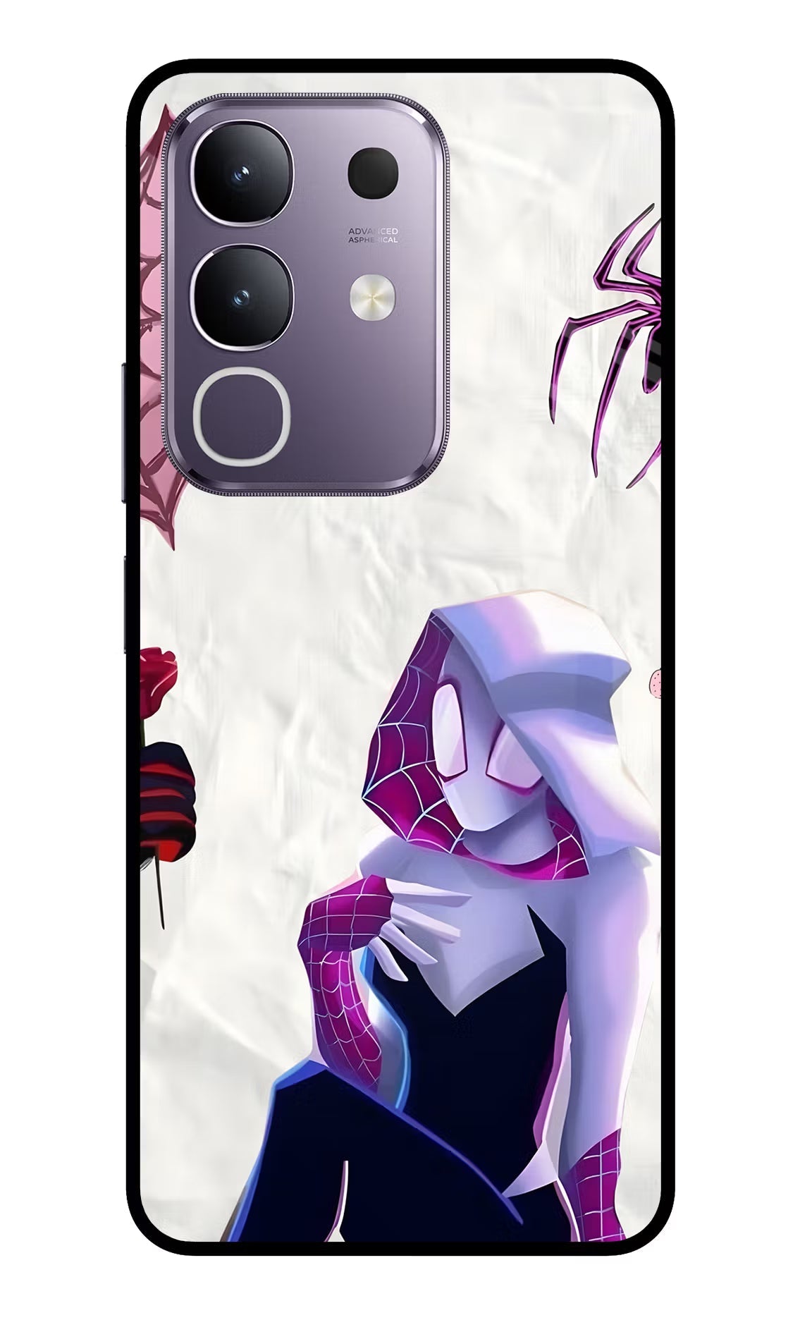 Gwen Verse Vivo T4x 5G Glass Case Back Cover by Casekaro