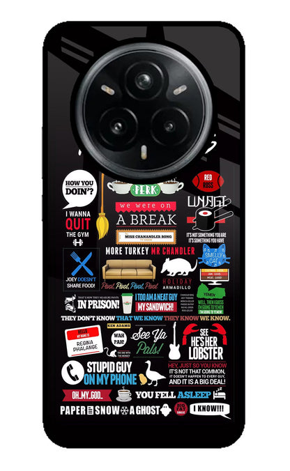 FRIENDS Realme 14 Pro Plus 5G Glass Case Back Cover by Casekaro