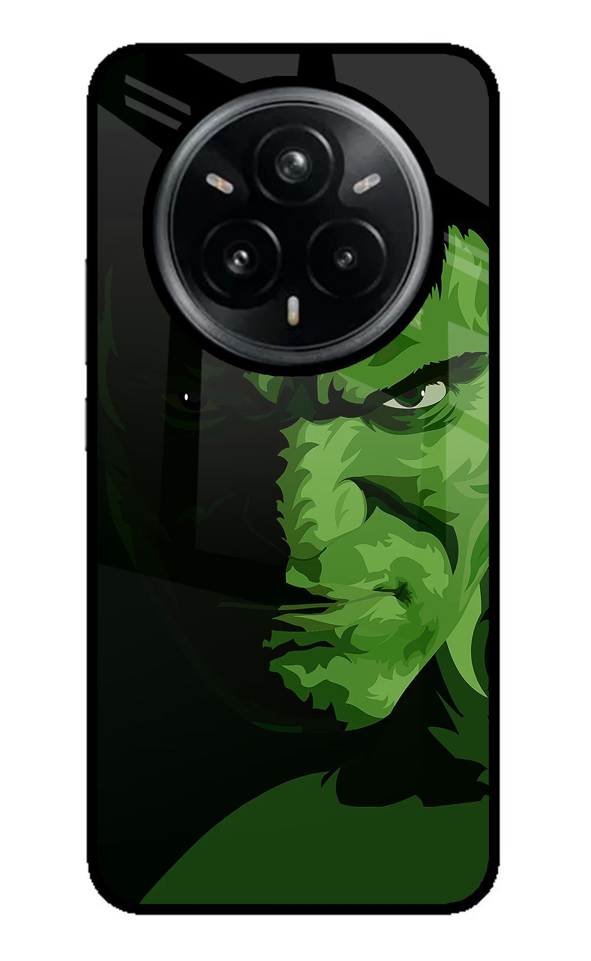 HULK Realme 14 Pro Plus 5G Glass Case Back Cover by Casekaro
