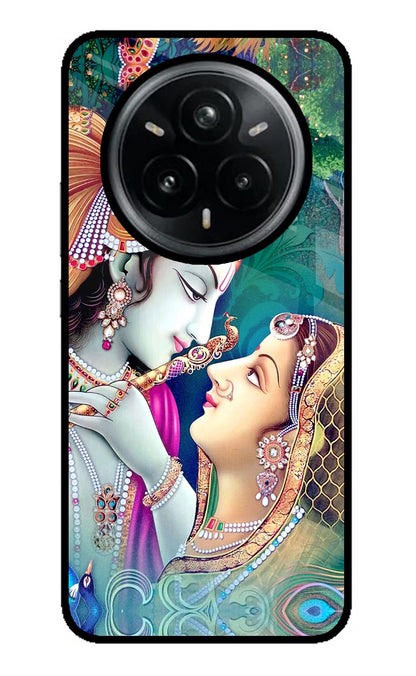 Lord Radha Krishna Realme 14 Pro Plus 5G Glass Case Back Cover by Casekaro