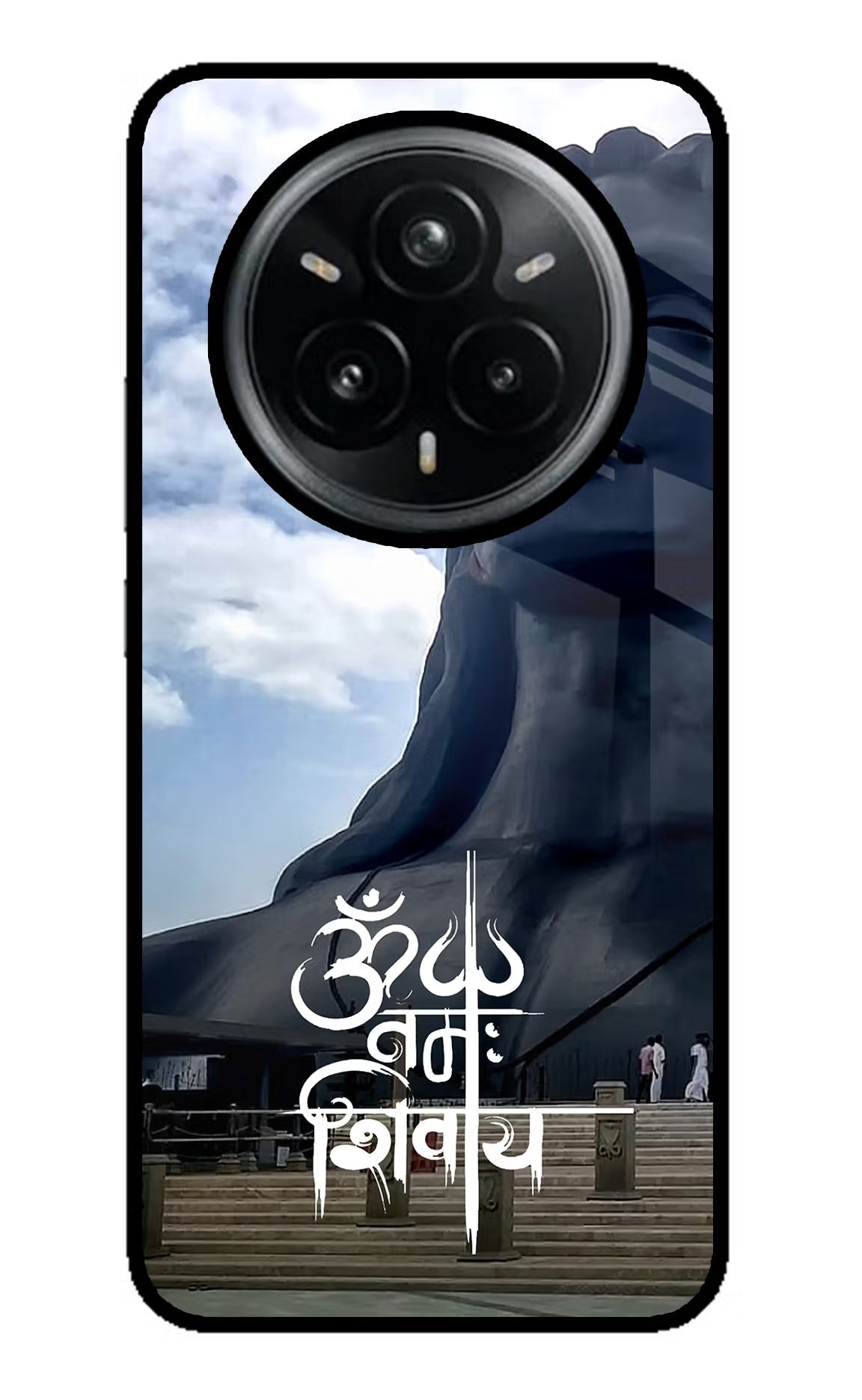 Om Namah Shivay Realme 14 Pro Plus 5G Glass Case Back Cover by Casekaro
