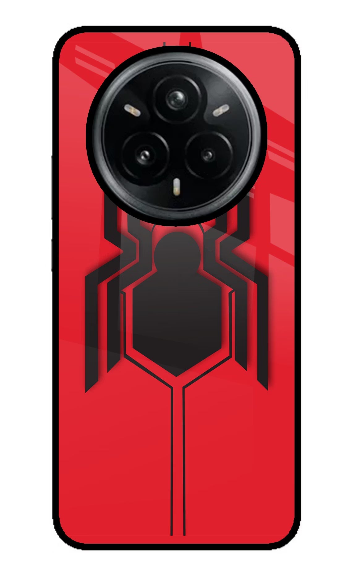 Spider Realme 14 Pro Plus 5G Glass Case Back Cover by Casekaro