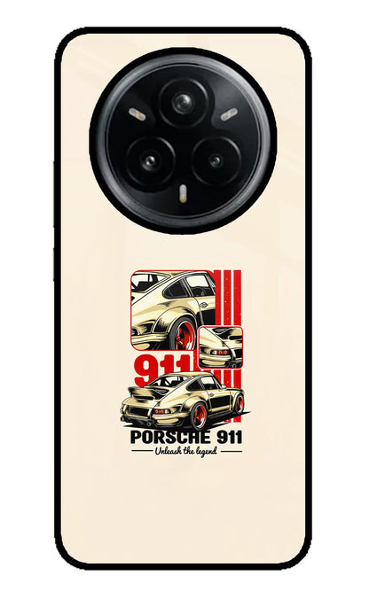 Classic Porsche 911 Realme 14 Pro Plus 5G Glass Case Back Cover by Casekaro