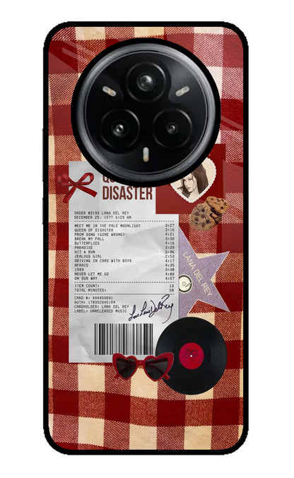 Queen of Disaster Realme 14 Pro Plus 5G Glass Case Back Cover by Casekaro