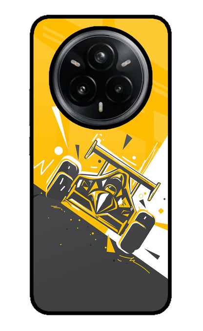 Track King Realme 14 Pro Plus 5G Glass Case Back Cover by Casekaro