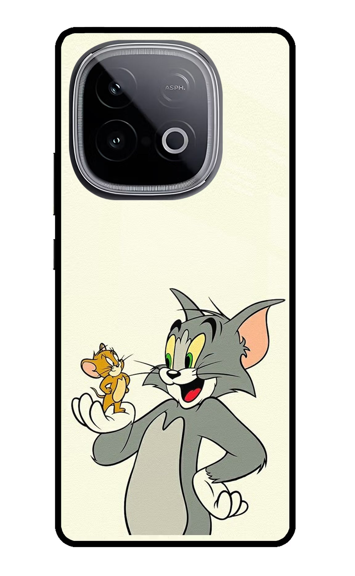 Tom & Jerry iQOO Neo 10 Glass Case Back Cover by Casekaro