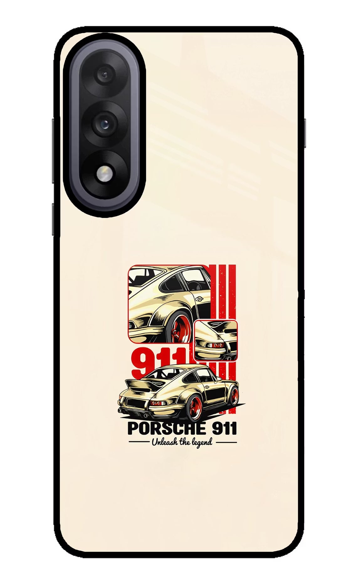 Classic Porsche 911 OnePlus Nord 5 Glass Case Back Cover by Casekaro
