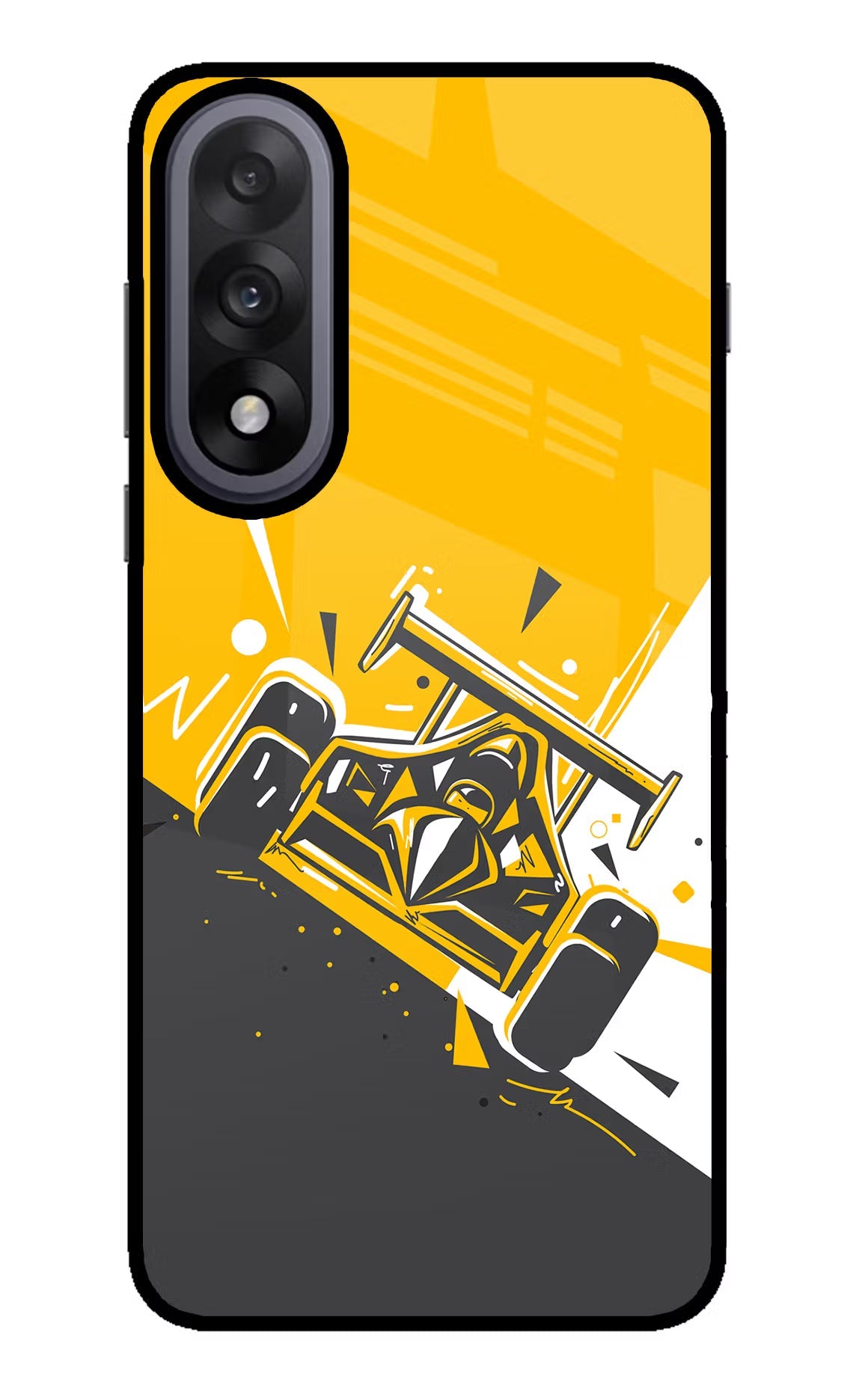 Track King OnePlus Nord 5 Glass Case Back Cover by Casekaro