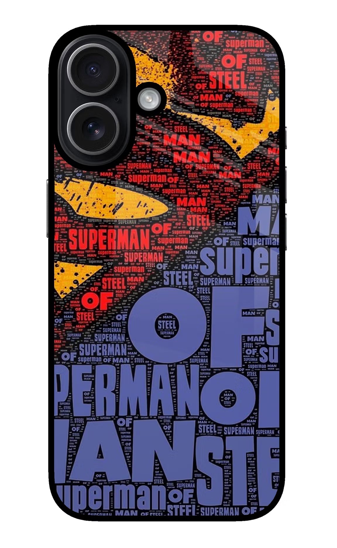 Superman iPhone 17 Glass Case Back Cover by Casekaro