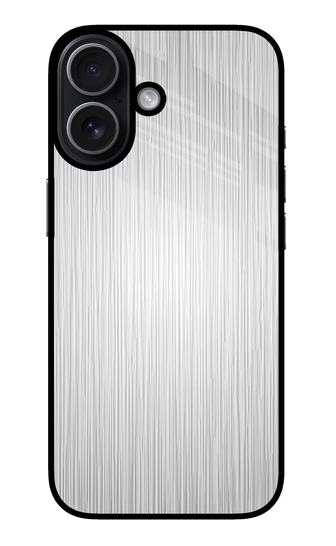 Wooden Grey Texture iPhone 17 Glass Case Back Cover by Casekaro