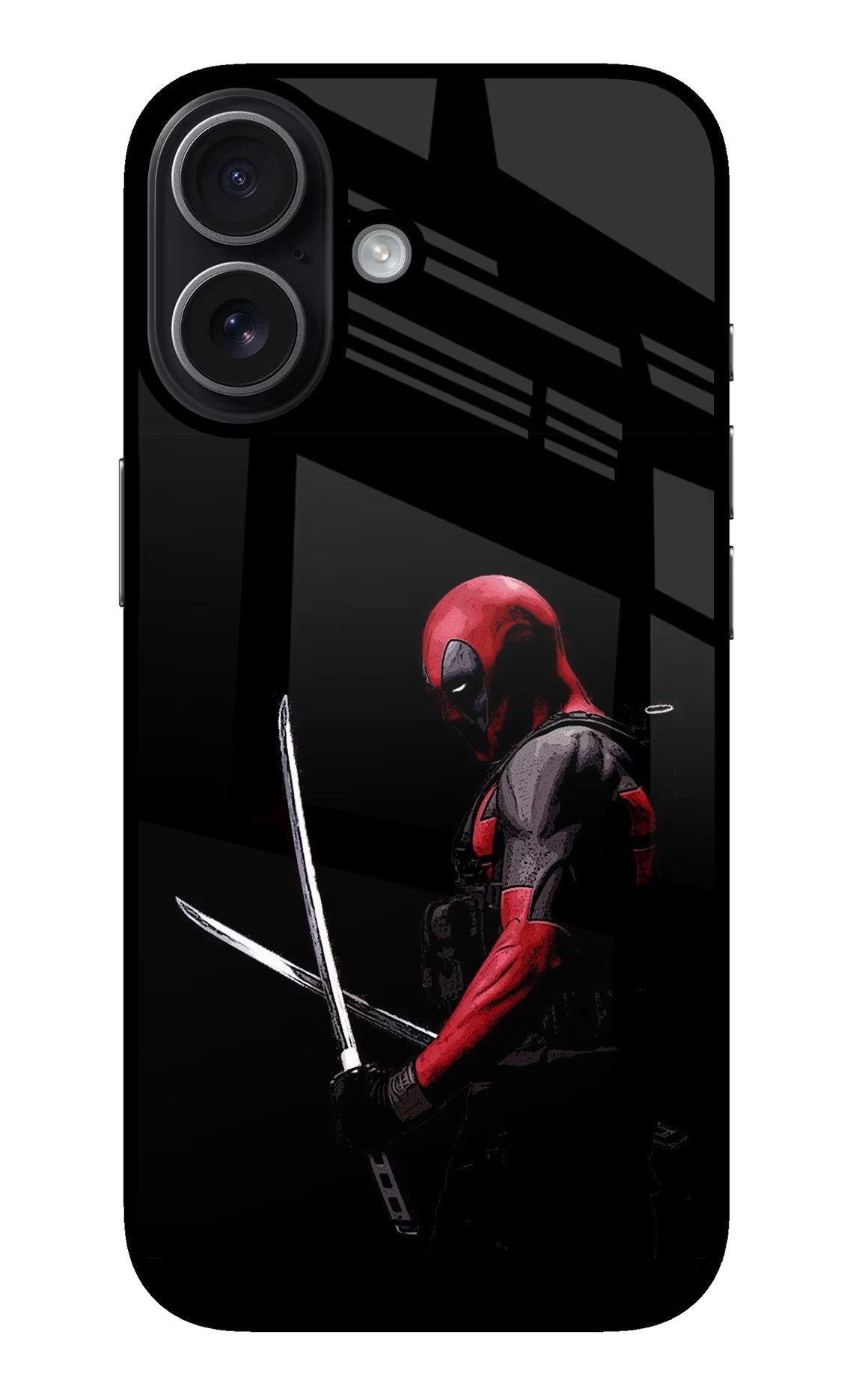 Deadpool iPhone 17 Glass Case Back Cover by Casekaro