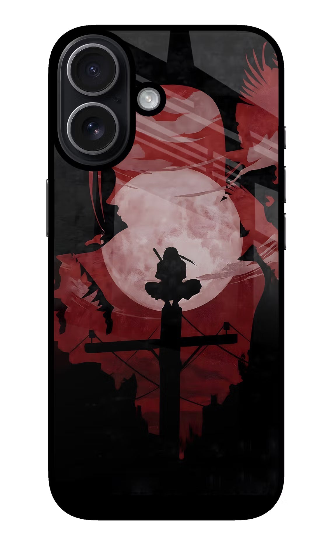 Naruto Anime iPhone 17 Glass Case Back Cover by Casekaro