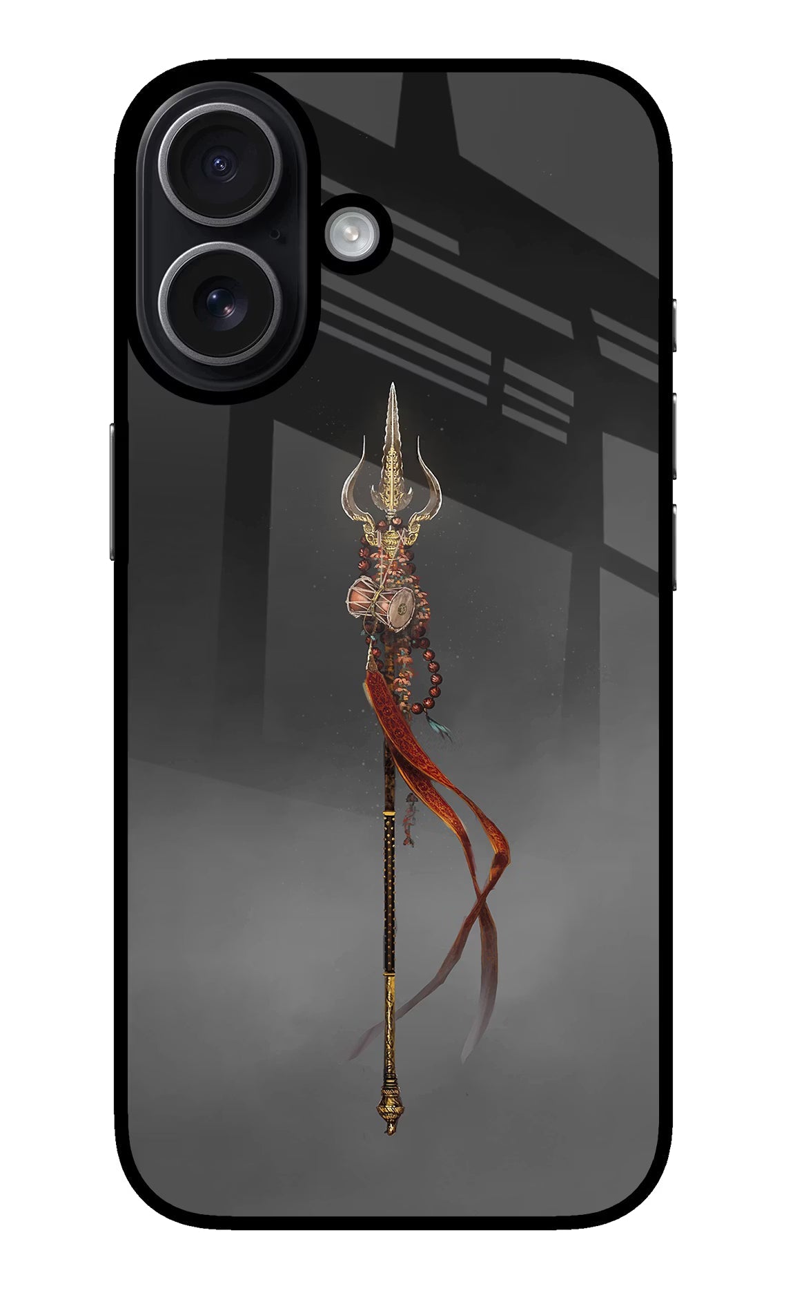 Shiv Trishul iPhone 17 Glass Case Back Cover by Casekaro