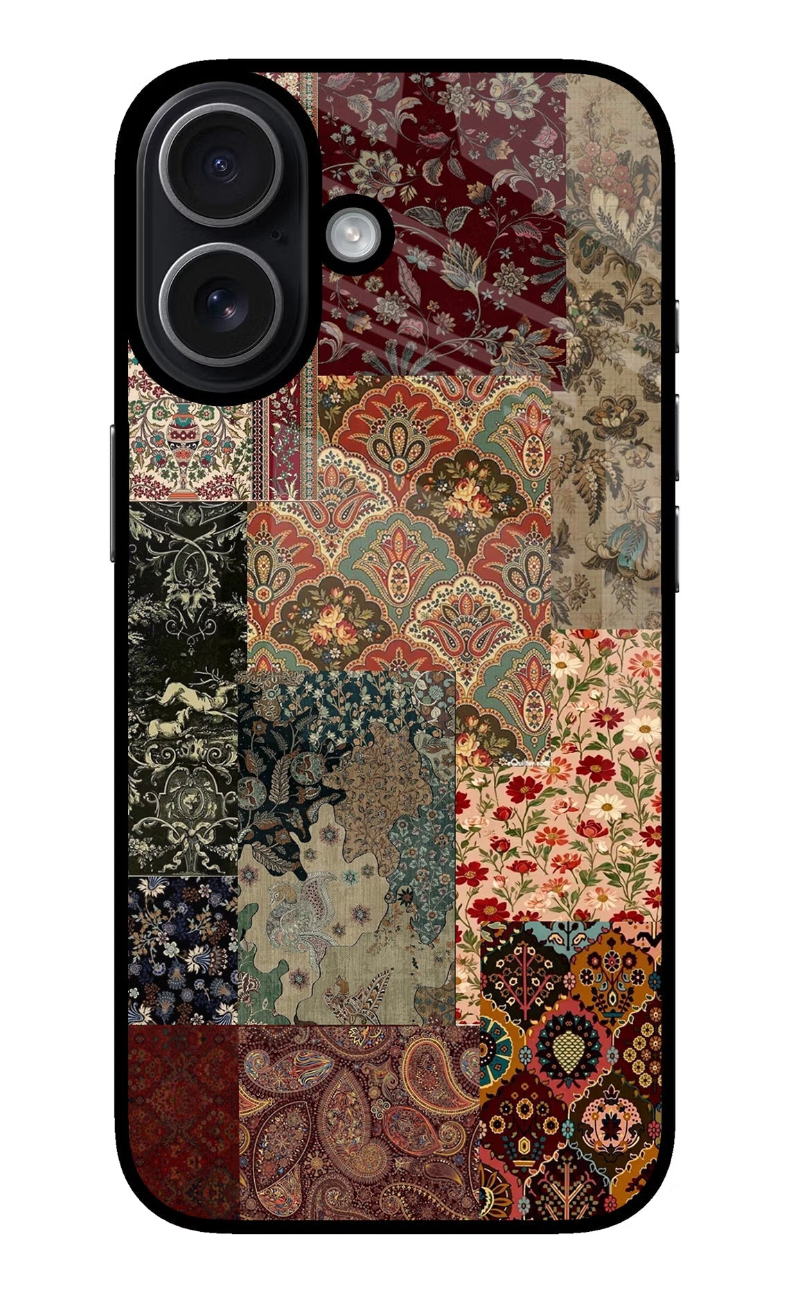 Desi Print iPhone 17 Glass Case Back Cover by Casekaro