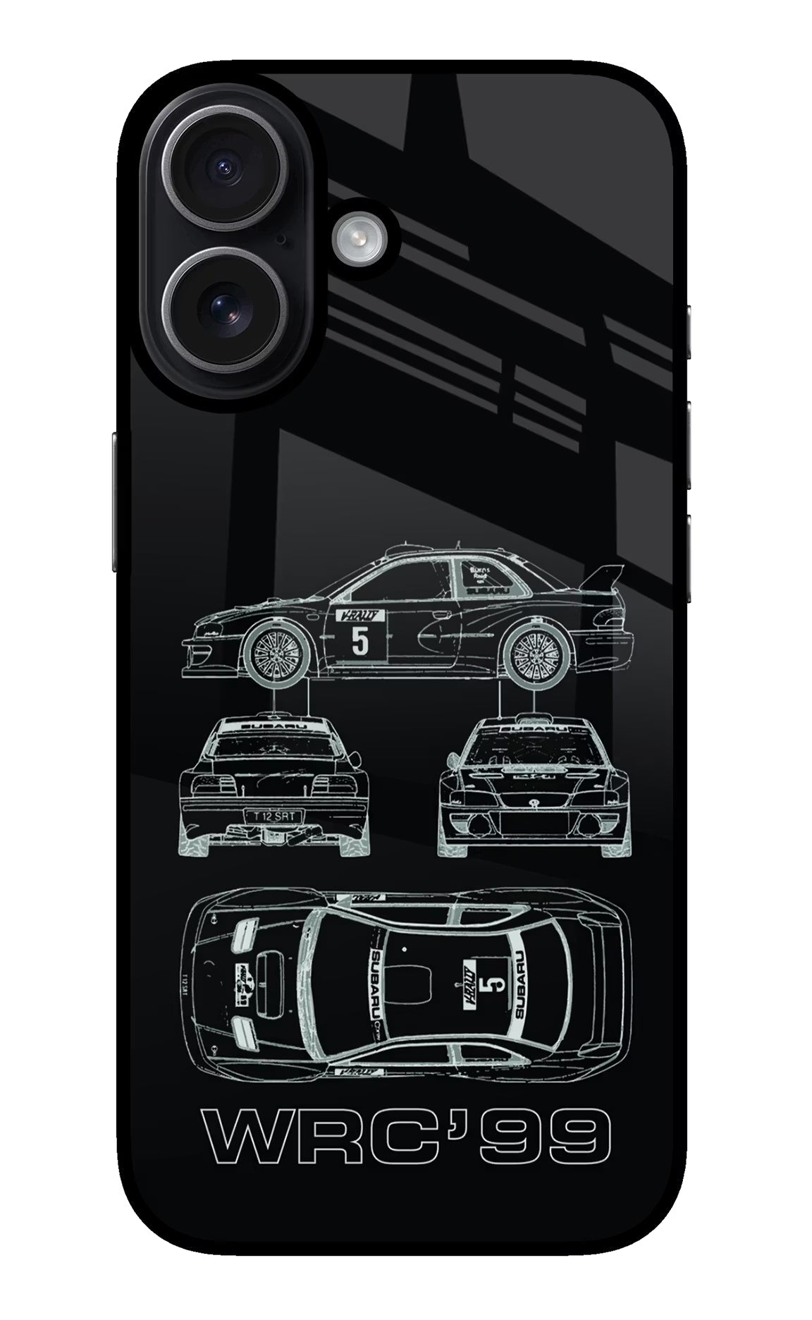 WRC'99 iPhone 17 Glass Case Back Cover by Casekaro