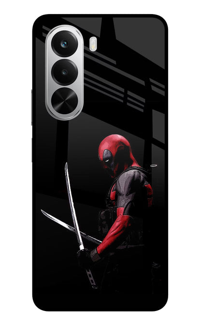 Deadpool Realme P4x 5G Glass Case Back Cover by Casekaro