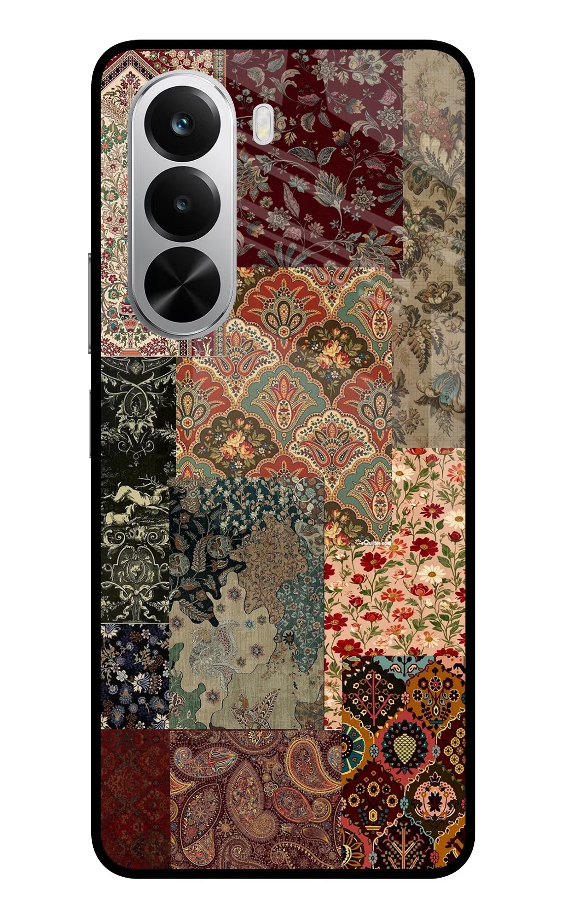 Desi Print Realme P4x 5G Glass Case Back Cover by Casekaro