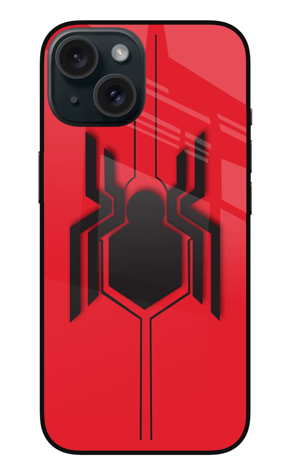 Spider iPhone 15 Metal Case Back Cover by Casekaro