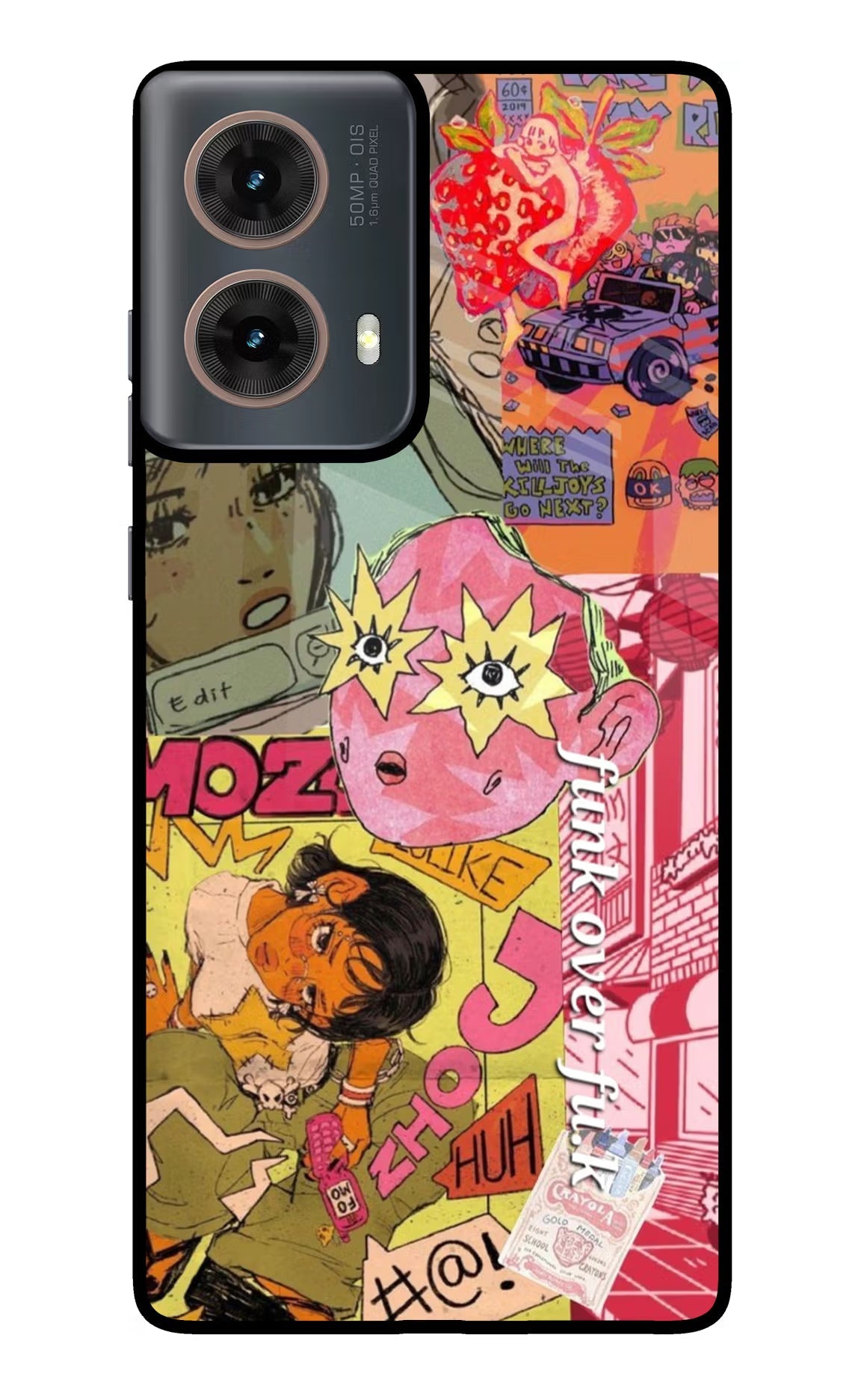 Funkover Motorola G85 Metal Case Back Cover by Casekaro