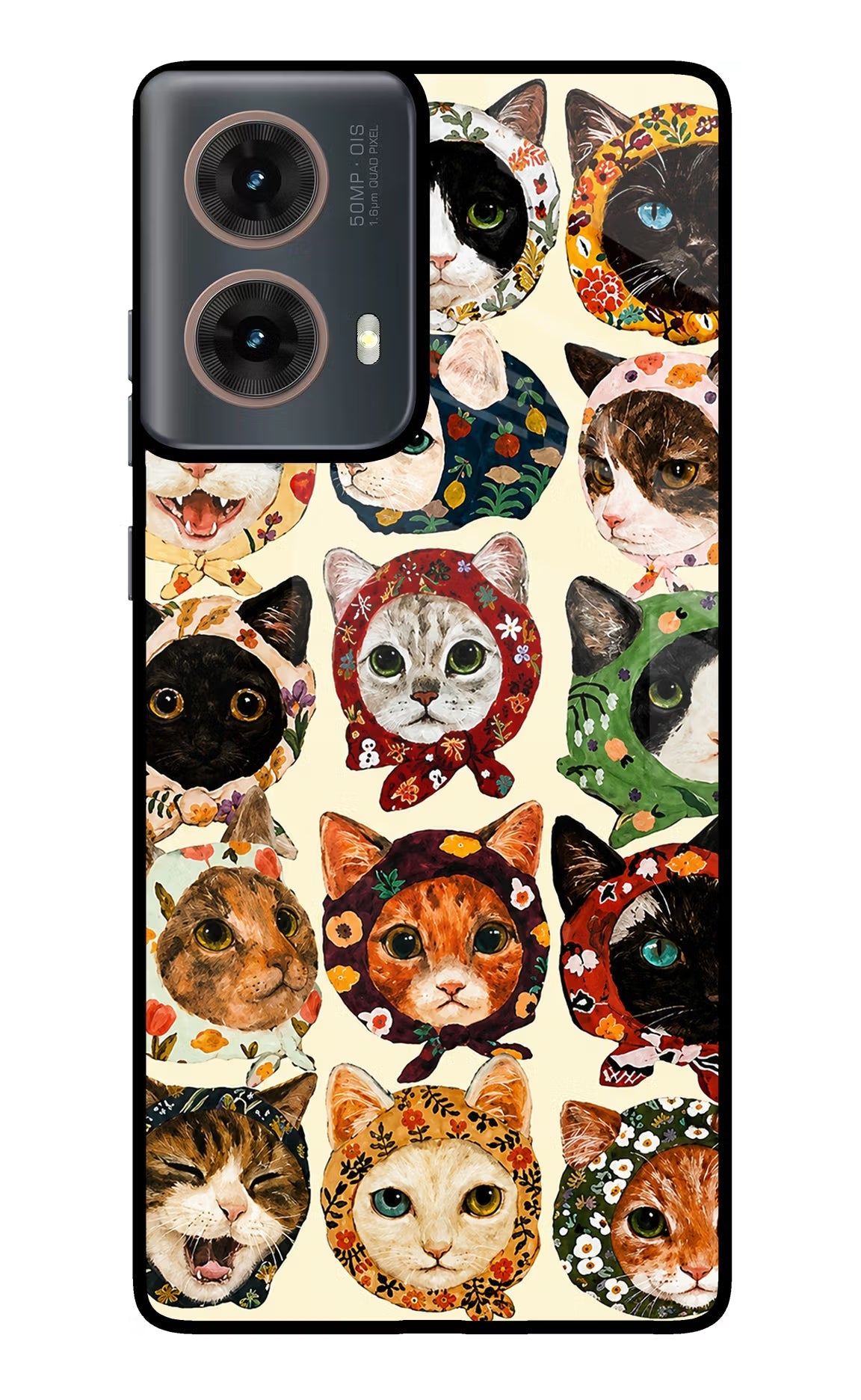 Cool Cat Motorola G85 Metal Case Back Cover by Casekaro