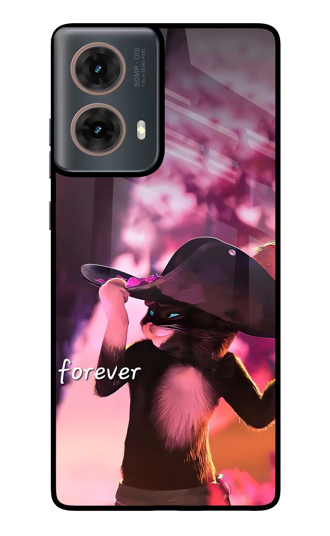 Forever Cat Motorola G85 Metal Case Back Cover by Casekaro