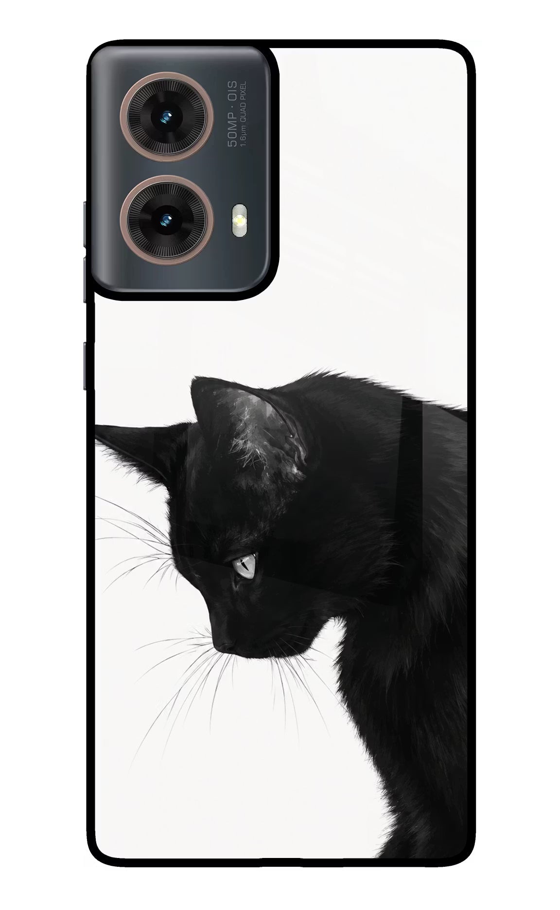 Shadow Gaze Motorola G85 Metal Case Back Cover by Casekaro