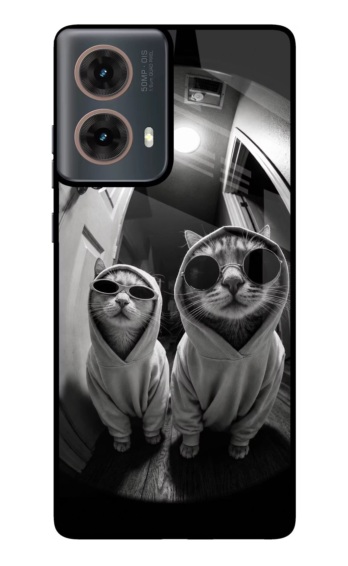 Hood Cats Motorola G85 Metal Case Back Cover by Casekaro