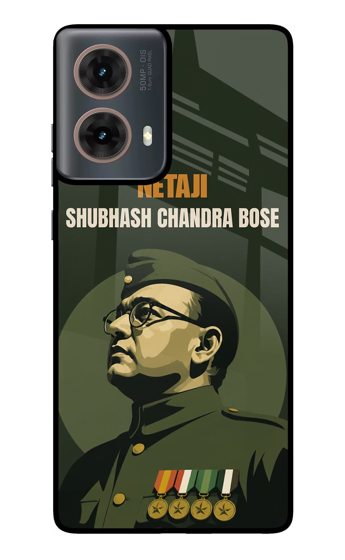 Netaji Legacy Motorola G85 Metal Case Back Cover by Casekaro