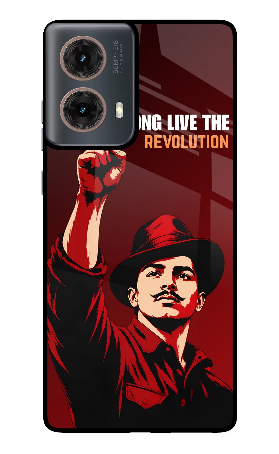 Bhagat Singh Revolution Motorola G85 Metal Case Back Cover by Casekaro