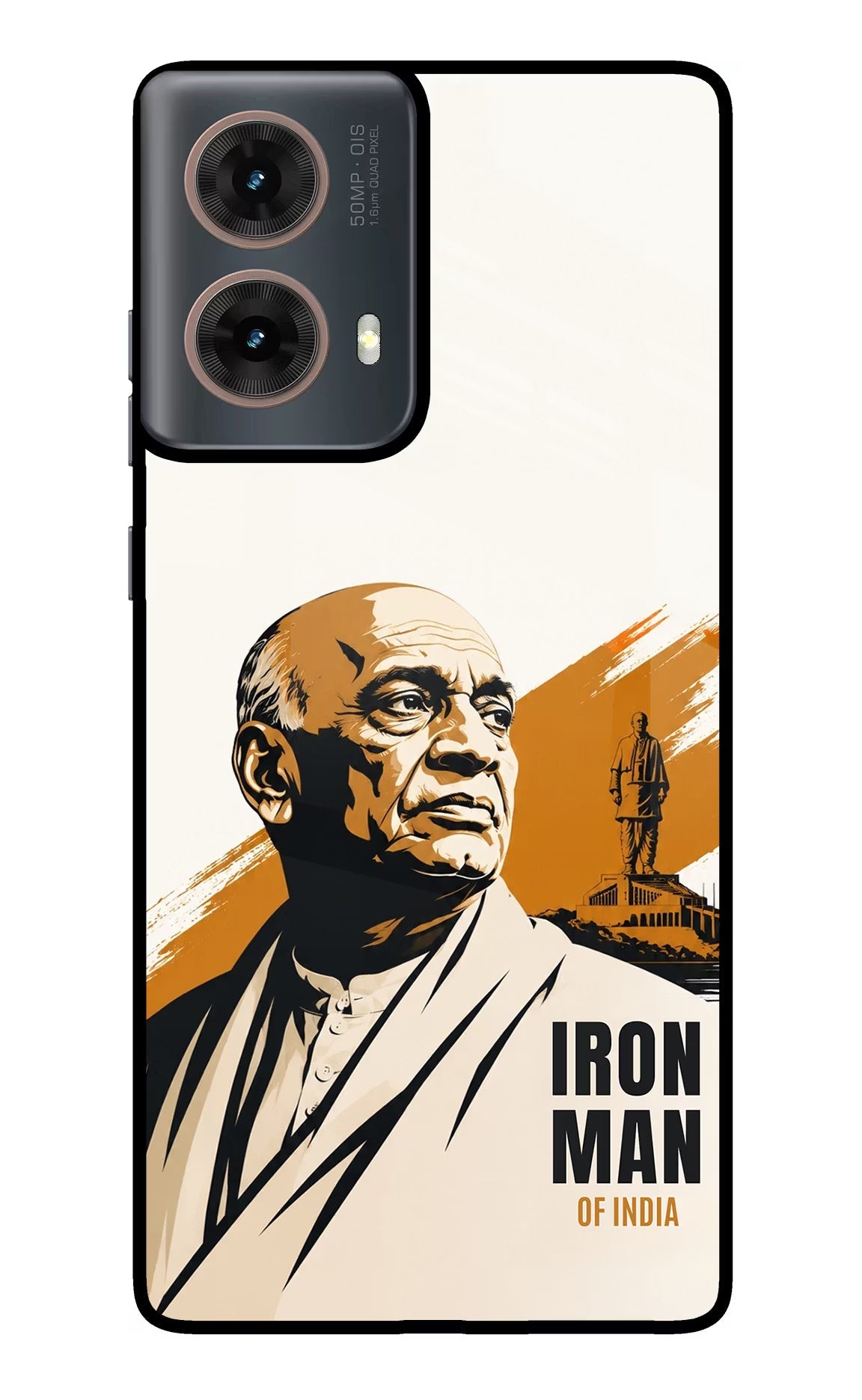 Sardar Patel Iron Will Motorola G85 Metal Case Back Cover by Casekaro